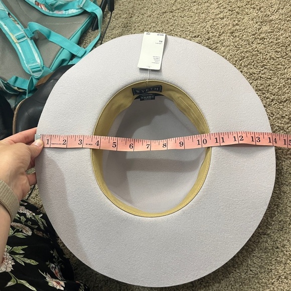 Wyeth NWT Felt Baoter Sleek Lavender Wool Hat Urban Outfitters - Picture 5 of 14